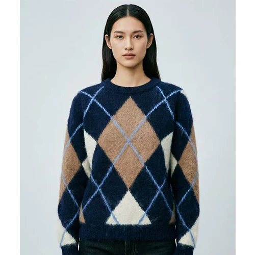 Argyle Sweater Women