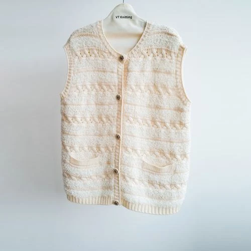 Merino Wool V Neck Cardigan Women's