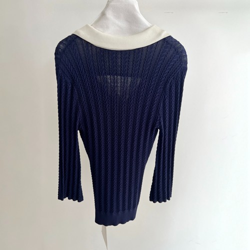 Women's V Neck Knitted Top